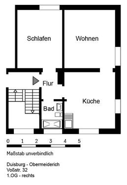 Foto - Etagenwohnung zur Miete in Duisburg