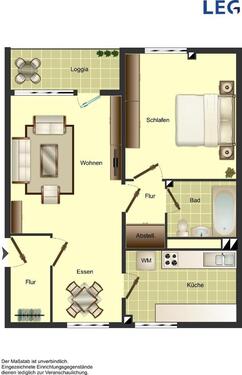 Foto - Etagenwohnung zur Miete in Monheim am Rhein