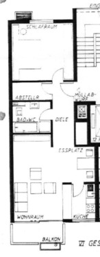 Foto - Etagenwohnung zur Miete in Wiesbaden