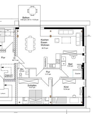 Foto - Etagenwohnung in Delbrück zur Miete