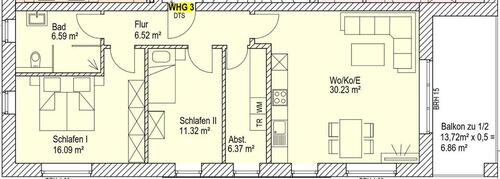 Foto - 3 Zimmer Etagenwohnung zur Miete in Weyhe