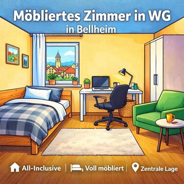 Foto - Möbliertes Zimmer 450€ all in – Bellheim
