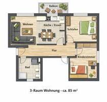 Eigentum statt Miete – 3-Raum Wohnung mit Balkon - Dingelstädt