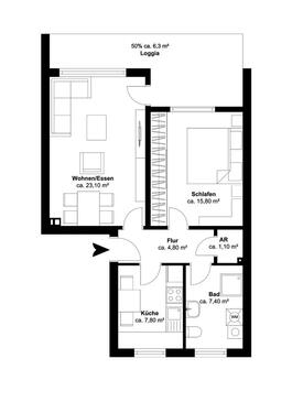 Foto - Etagenwohnung zur Miete in Halver