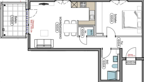 Foto - 2.5 Zimmer Etagenwohnung in Bad Säckingen