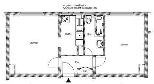 Foto - Etagenwohnung in Frankfurt am Main zur Miete