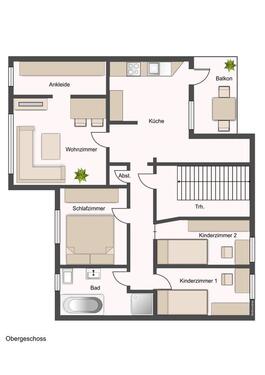 Foto - Etagenwohnung zur Miete in Burg