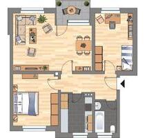 Bereits modernisierte 3-ZKB-Balkonwohohnung in gepflegtem Haus im Europaviertel zu vermieten! - Wilhelmshaven Aldenburg