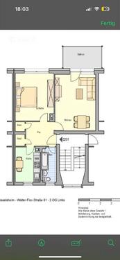 Foto - NUR **6 Monatige Zwischenmiete**Möblierte 2 Zimmer EBK & Balkon
