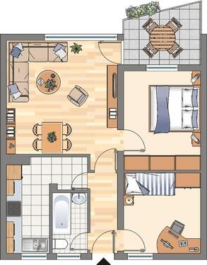 Foto - 3 Zimmer Etagenwohnung zur Miete in Dortmund