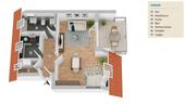 Foto - möblierte 1 Zi.-Whg. mit Dachterrasse
