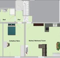 Moderne Dachgeschoss-Wohnung - 2 Zimmer in Welkenbach - Herzogenaurach