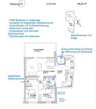 Foto - Penthouse Wohnung in Kiel Hassee zu vermieten