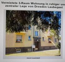 Vermietete 3 Raum Wohnung in Dresden Laubegast