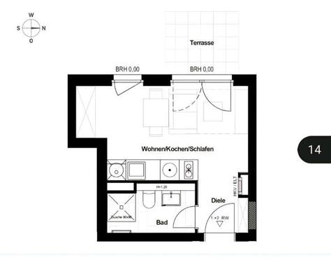Foto - 1 Zimmer Studio im Wedding - 1.000,00&nbsp;EUR Kaltmiete, ca.&nbsp; 24,00&nbsp;m&sup2;
