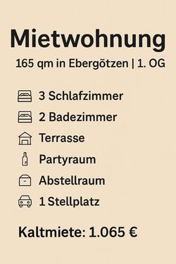 Foto - Großzügige 165-qm-Wohnung in Ebergötzen zu vermieten (1. OG)