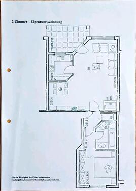Foto - Schöne 2-Zimmer Wohnung mit Garten in Hattersheim am Main