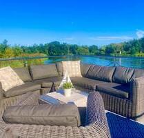 Ferienwohnung Ferienhaus BOOT Hausboot feststehend am Hafen - Ketzin