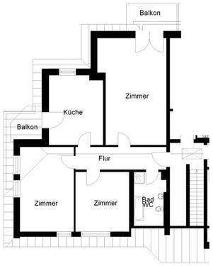 Foto - Etagenwohnung zur Miete in Osnabrück