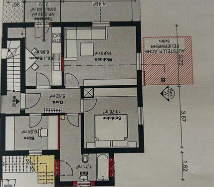 Foto - Helle 3 Zimmer Wohung in Niefern Öschelbronn