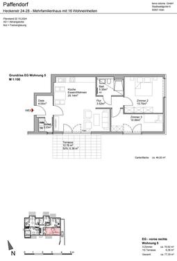 Foto - 3 Zimmer Erdgeschoßwohnung zur Miete in Bergheim
