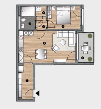 Foto - 2 Zimmer Etagenwohnung zur Miete in Düsseldorf