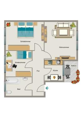 Foto - 3.5 Zimmer Etagenwohnung in Recklinghausen