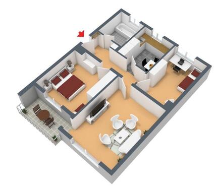 Foto - 4 Zimmer Erdgeschoßwohnung zur Miete in Wuppertal