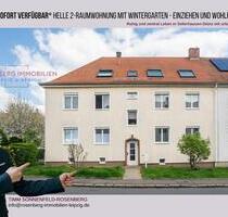*Bezugsfrei* Helle, Gut geschnittene 2-Raumwohnung mit Wintergarten in Leipzig Sellerhausen-Stünz