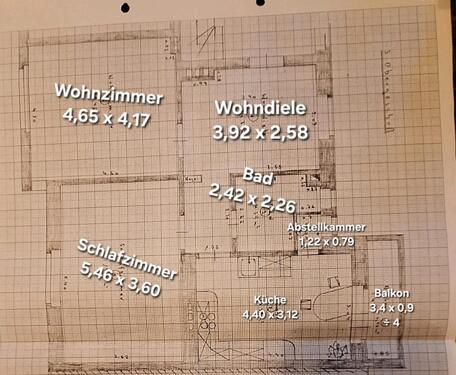Foto - 72qm Wohnung, 2,5 Zimmer KDB zentral in Deutz