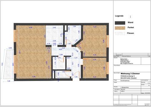 Foto - Wohnen an der Böllberger Mühle - 1.021,00 EUR Kaltmiete, ca.  85,14 m²