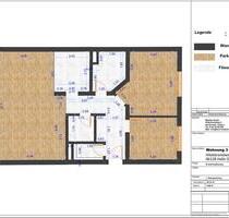 Wohnen an der Böllberger Mühle - 1.021,00 EUR Kaltmiete, ca.  85,14 m² in Halle (Saale) (PLZ: 06128) Gesundbrunnen