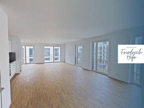 Foto - Moderne 2-Zimmer-Wohnung mit Einbauküche und Balkon im Neubauquartier 'Großherzog-Friedrich-Höfe'