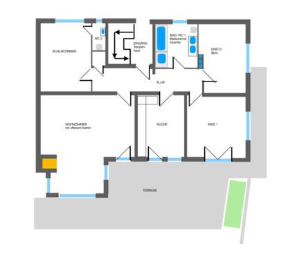Foto - Etagenwohnung zur Miete in Veitshöchheim