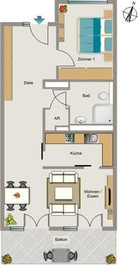 Foto - 2.5 Zimmer Etagenwohnung in Essen