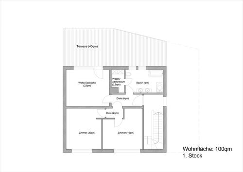 Foto - 3 Zimmer Etagenwohnung zur Miete in Burgkunstadt