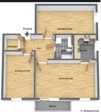 Foto - 3 Zimmer Etagenwohnung in Suhl