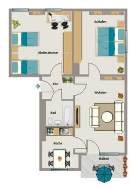 Foto - Etagenwohnung in Duisburg