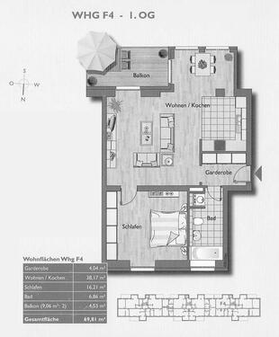 Foto - 2 Zimmer Etagenwohnung zum Kaufen in Crailsheim