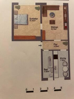 Foto - 2 Zimmer Etagenwohnung zur Miete in Leipzig