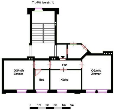 Foto - Etagenwohnung in Nordhausen zur Miete