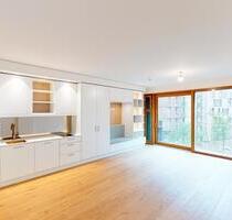 HafenCity: Studioapartment mit EBK und Balkon zu vermieten! - Hamburg Hamburg-Mitte