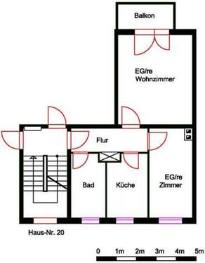 Foto - Etagenwohnung in Nordhausen zur Miete