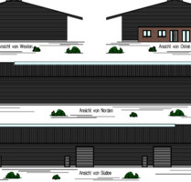 Lagerhalle, Gewerbehalle Neu mit Fubodenheizung Alarmgesichert - Wietmarschen