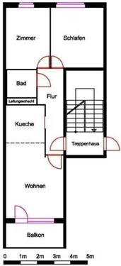 Foto - Etagenwohnung in Nordhausen zur Miete