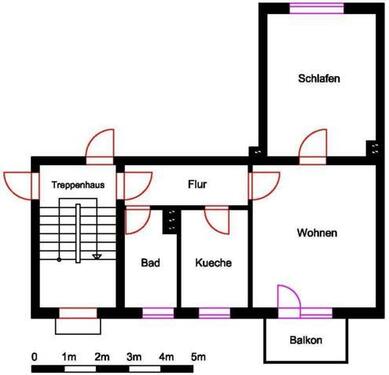 Foto - Etagenwohnung in Bleicherode zur Miete