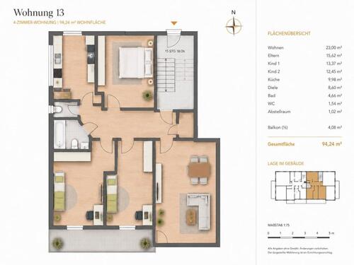 Foto - 4 Zimmer Etagenwohnung zum Kaufen in Ratingen
