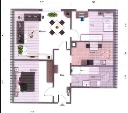 Foto - Schöne helle 3 Zimmer Wohnung in Top Lage Bruchköbel