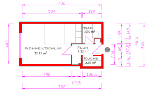 Foto - zur Miete: 1 Zi. Apartment in St. Peter, Nürnberg