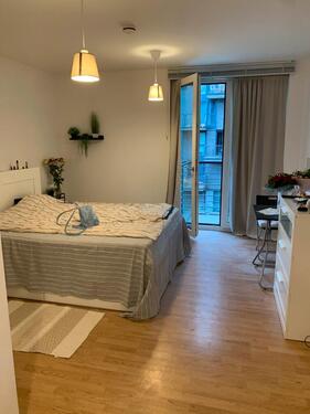 Foto - 1 Zimmer Studio Apartment Wohnung Untermiete + Anmeldung